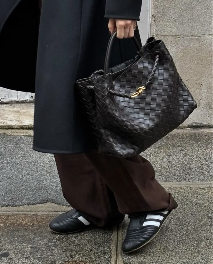 GRACE WOVEN BAG LARGE - Marchiselle
