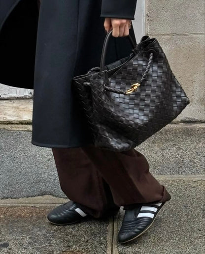 GRACE WOVEN BAG LARGE - Marchiselle